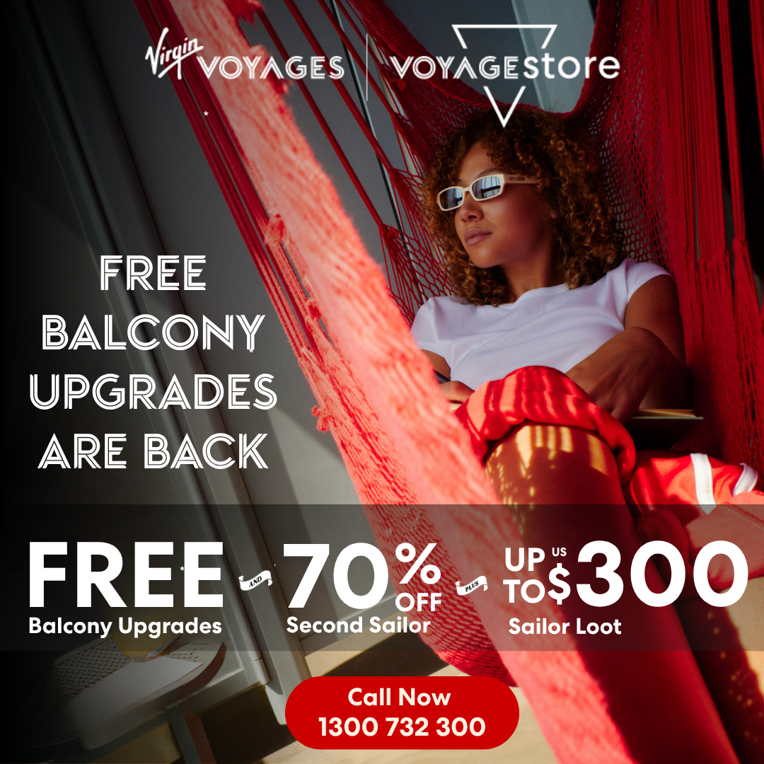 Free Balcony Upgrade & 70% Off the Second Sailor PLUS Up to US$300 Sailor Loot